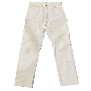 Round House White Carpenter Jeans